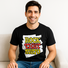 Rock That MS70 Black Tee - Mint State Wear