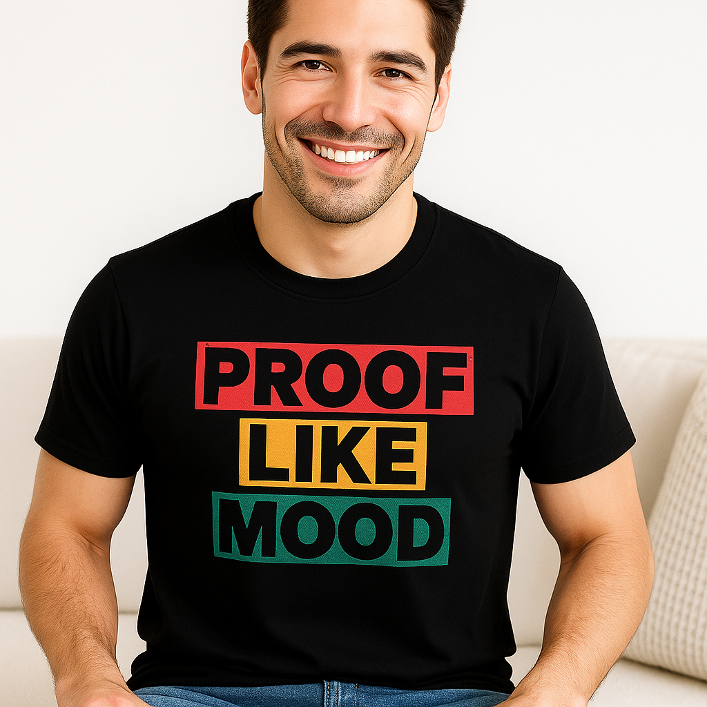 Proof Like Mood Black Tee - Mint State Wear