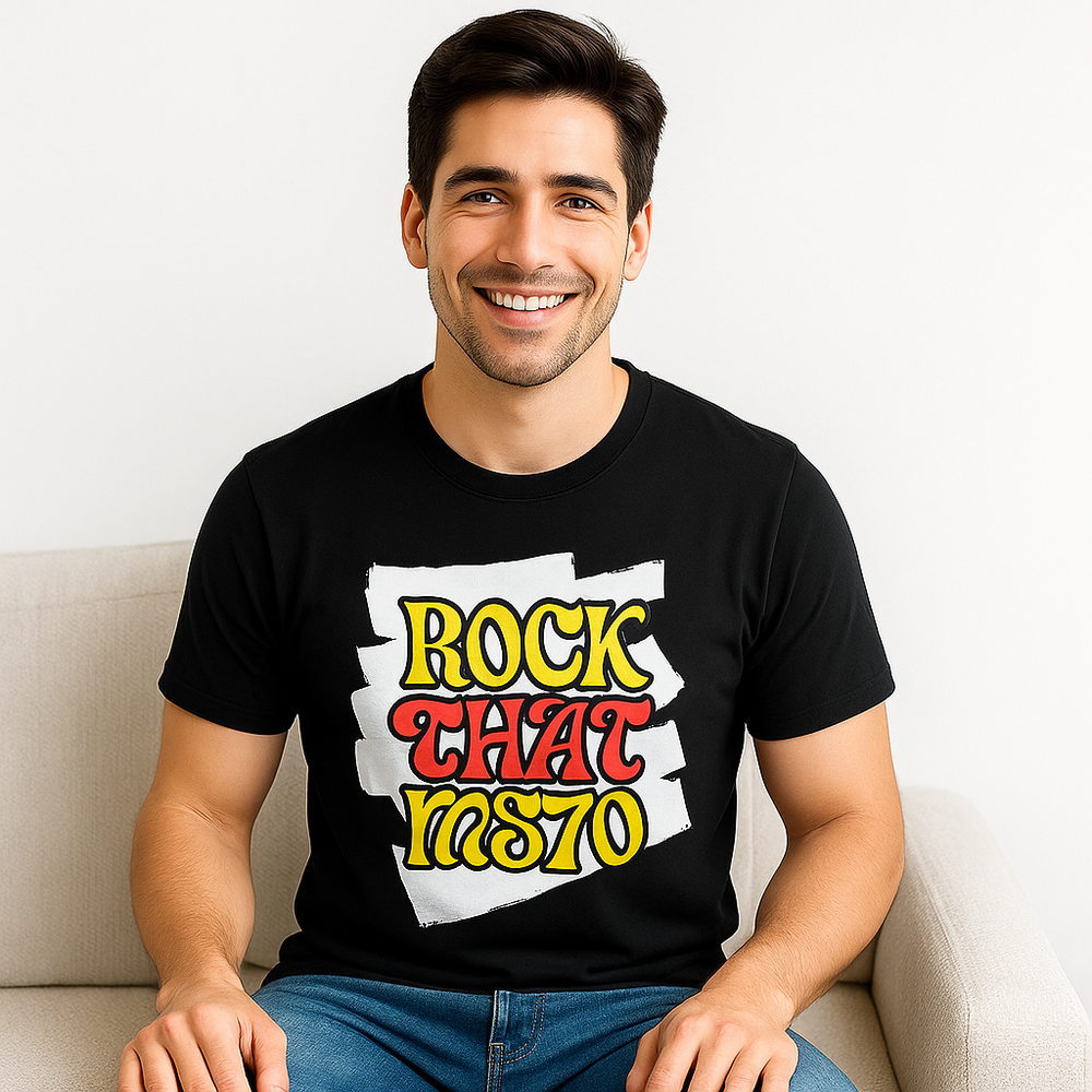 Rock That MS70 Black Tee - Mint State Wear